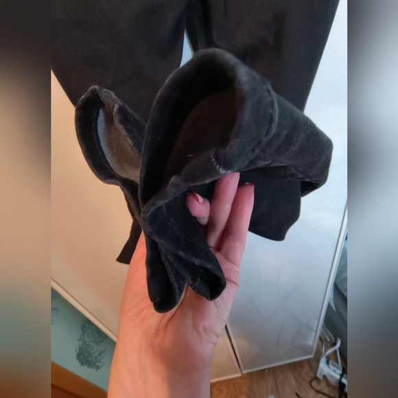 Rag & Bone Flat Front High Rise Pull-on Elastic Waist Black Denim Jeans, L - Picture 4 of 8